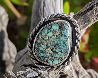 Custom Turquoise Silver Rings