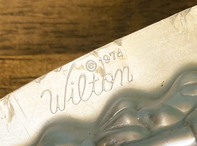 1974 Wilton Twopiece Christmas Tree Mold/3d Christmas Tree Mold