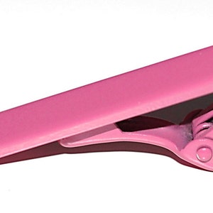 Pink Tie Bar, Tie Clip, Tie Clamp, Custom Tie Clip, Vintage Retro Tie Clip, Wedding Tie Clip