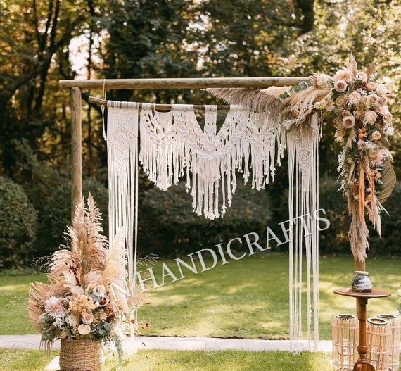 Macrame cheap wedding backdrop