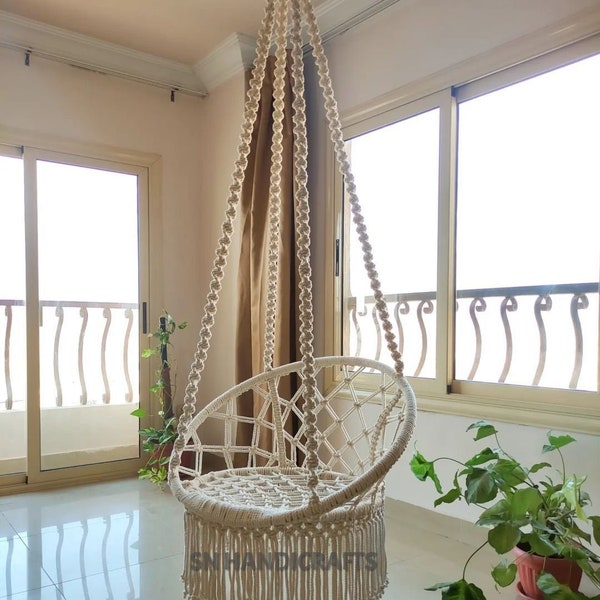 Macrame Hanging Chair Etsy