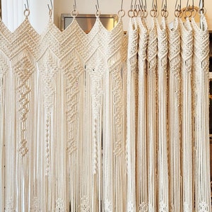 Luxury Macrame / Macramé Wall Curtain / Macrame Boudoir decor/ Macrame Door  / Tapestry / Curtain / Wall Decoration / wedding backdrop