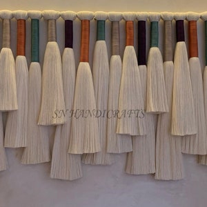 Textile Extra Large Macrame Wall Hanging, Abstract Textile Art for Interior, Japandi Fiber Wall Art Decor, Extra Large Macrame Headboard