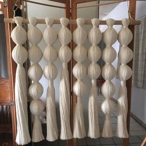 Handcraft Macrame Wall Hanging, Boho Headboard Tapestry, Wedding Decor