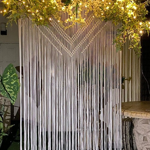 Luxurious Handmade Macrame Wedding Backdrop Wall Hanging - Etsy