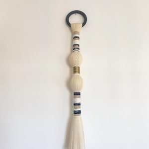 Amuleto Bohemio/acento de paredelegante /tapiz estilo Caralarga/ arte textil hecho a mano // Lomas 壁掛け