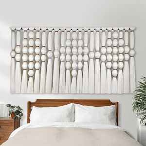 Lovely Macrame wall hanging, Tapestry for Boho Home Decor, Over the Bed Decor, Macrame Headboard or Wedding Decor Bohemian Accent