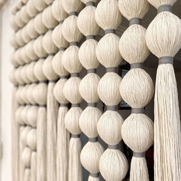 Modern Macrame Wall Hanging Statement Piece | Large Handmade Cotton Boho Wall Art