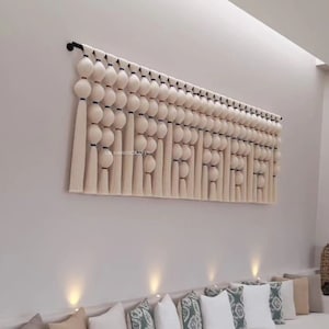Tapiz de pared METEOR / Tapiz de pared mexicano / Inspiración de lujo / Decoración de pared / Tapiz de pared // Tapiz de pared Lomas // Tapiz de macramé
