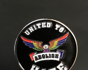 United to Abolish Hate Eagle pin