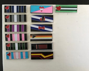 Leather Pride Pin Set of 14 pcs