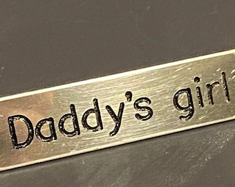 Daddy girl bar pin