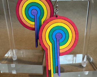 Groovy Rainbow Earrings