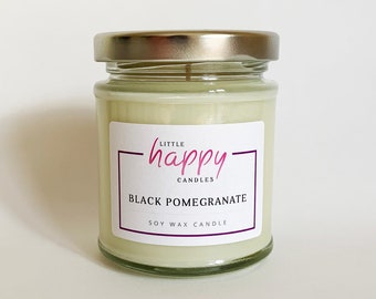 Black Pomegranate | Soy Wax Candle