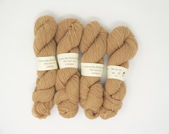 Plant-dyed shetland yarn - Coreopsis