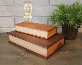 Hardwood Book Lamp