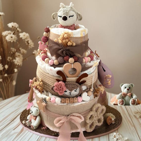 Windeltorte Mädchen Rosa, windeltorte Mädchen, Windeltorte Mädchen