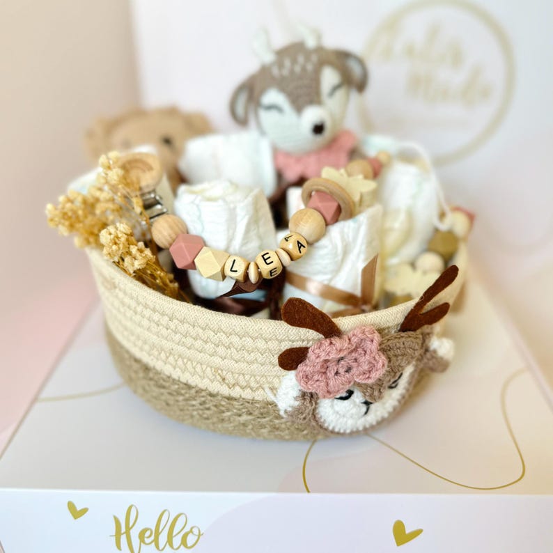 Babygeschenkset – Mit dem Namen Ihres Babys personalisiert