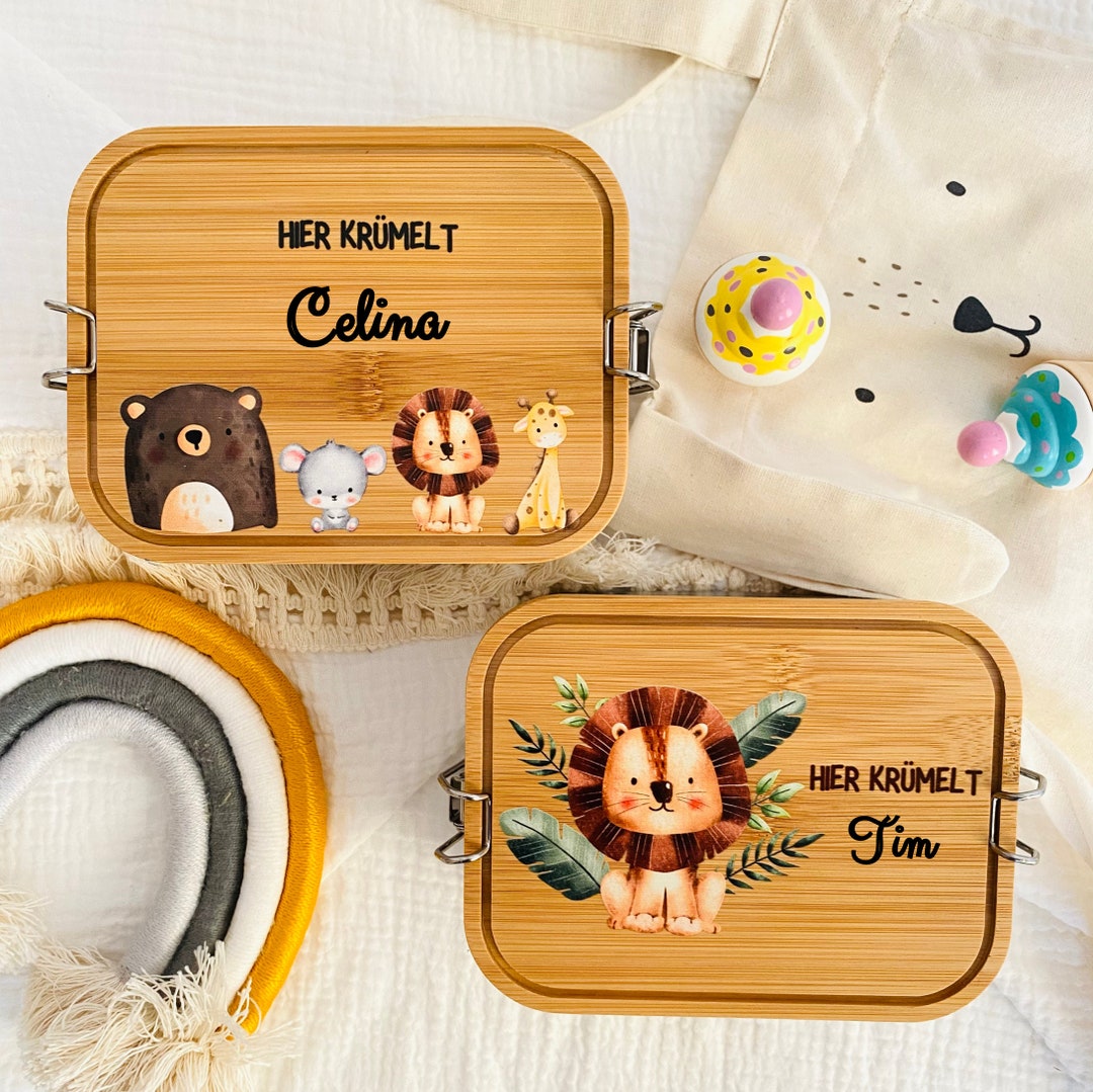  Kinder Brotdose Personalisiert, Brotdose Kinder, Lunchbox Mit Namen Bildidee 