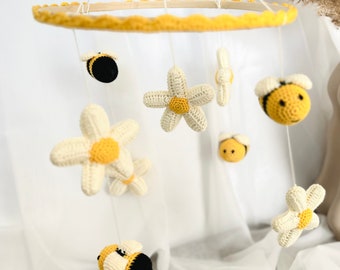 Biene Baby Mobile, baby Bett mobile, Biene Mobile, Baby Bett Mobile, Baby Kinderzimmer Deko, Geschenk Baby