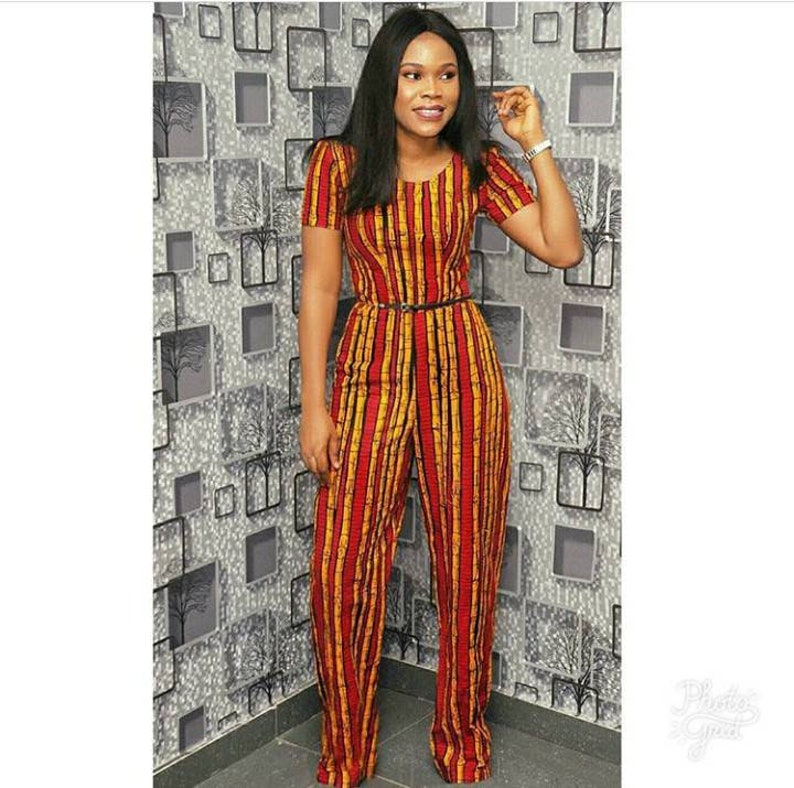 Mofe African print Super sale period limited Ankara jumpsuit clothing Portland Mall