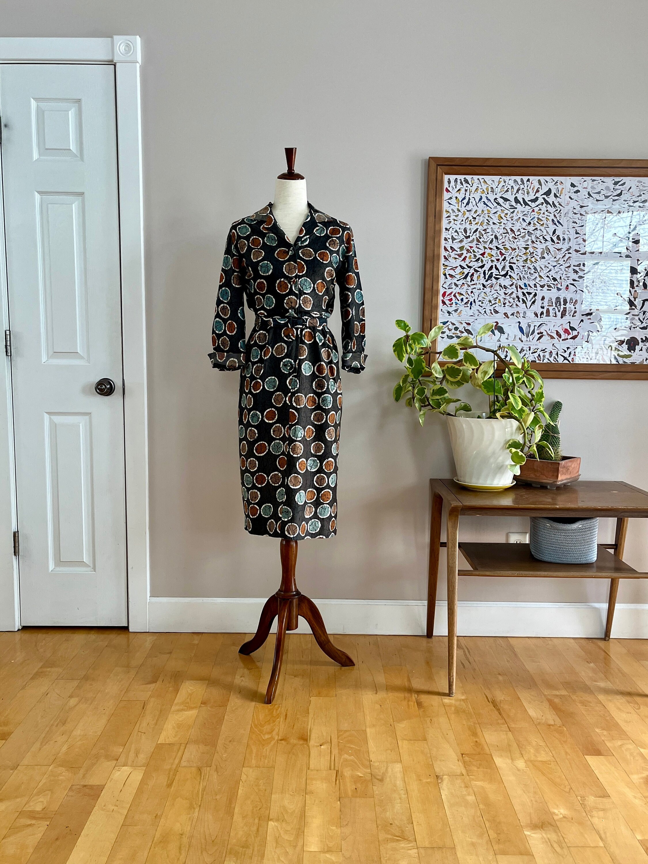 cotton wiggle dress Size:16 Years swatches-vinelle-long-sleeve-mini-dress Plain White 100% Cotton Hawaiian 47.5 3X