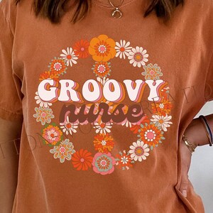 Groovy Nurse - Peace Sign- PNG JPEG Digital Download