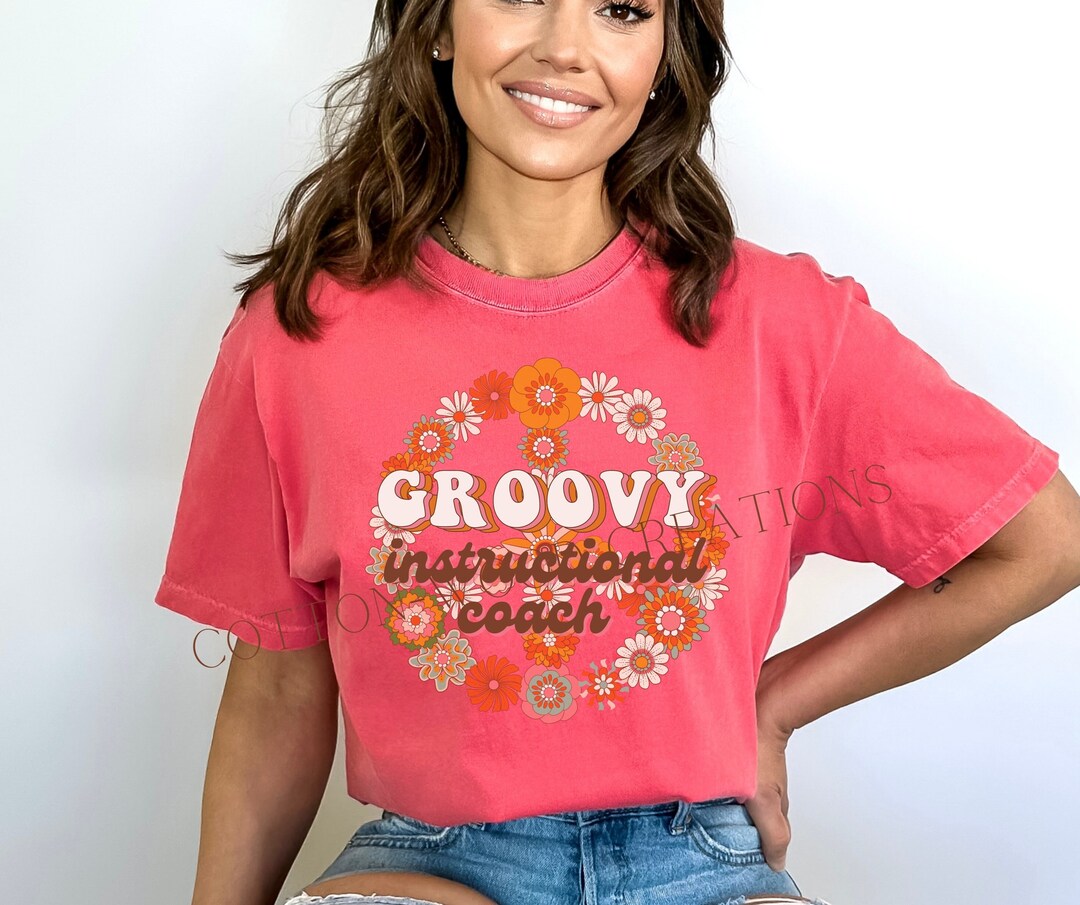 Groovy Instructional Coach - Peace Sign - PNG JPEG Digital Download - Etsy