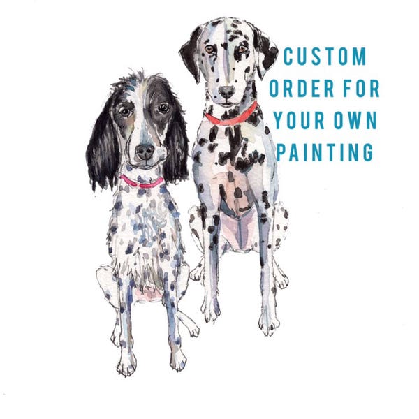 Custom painting, dog painting, dog commission, pet portrait, custom pet portrait, dog picture.