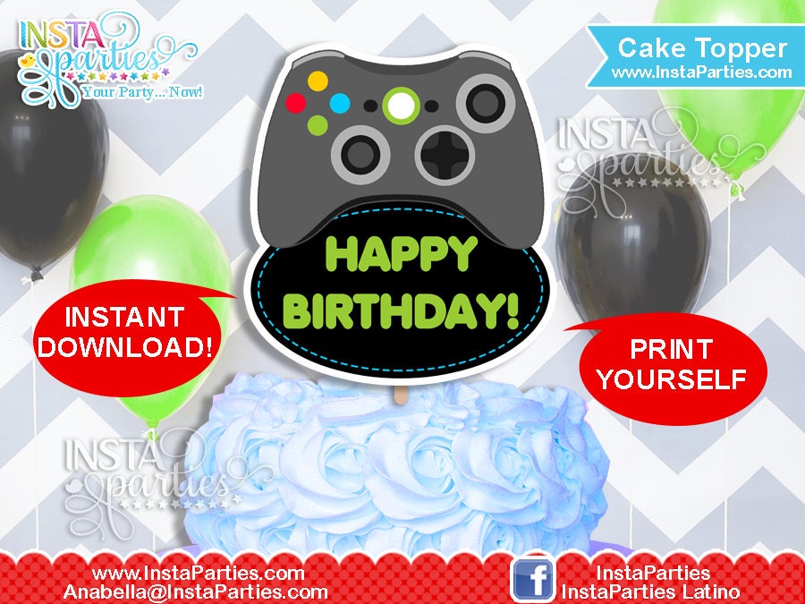 Gamer Party Cake Topper Xbox Game Truck Cupcake Tower Etsy Gamer Party Cake Topper Xbox Game Truck Cupcake Tower Etsy