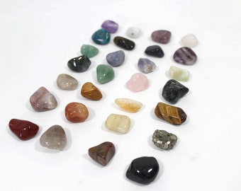 7 Chakras Tumbled Stone Set: Complete Crystal Gift Kit