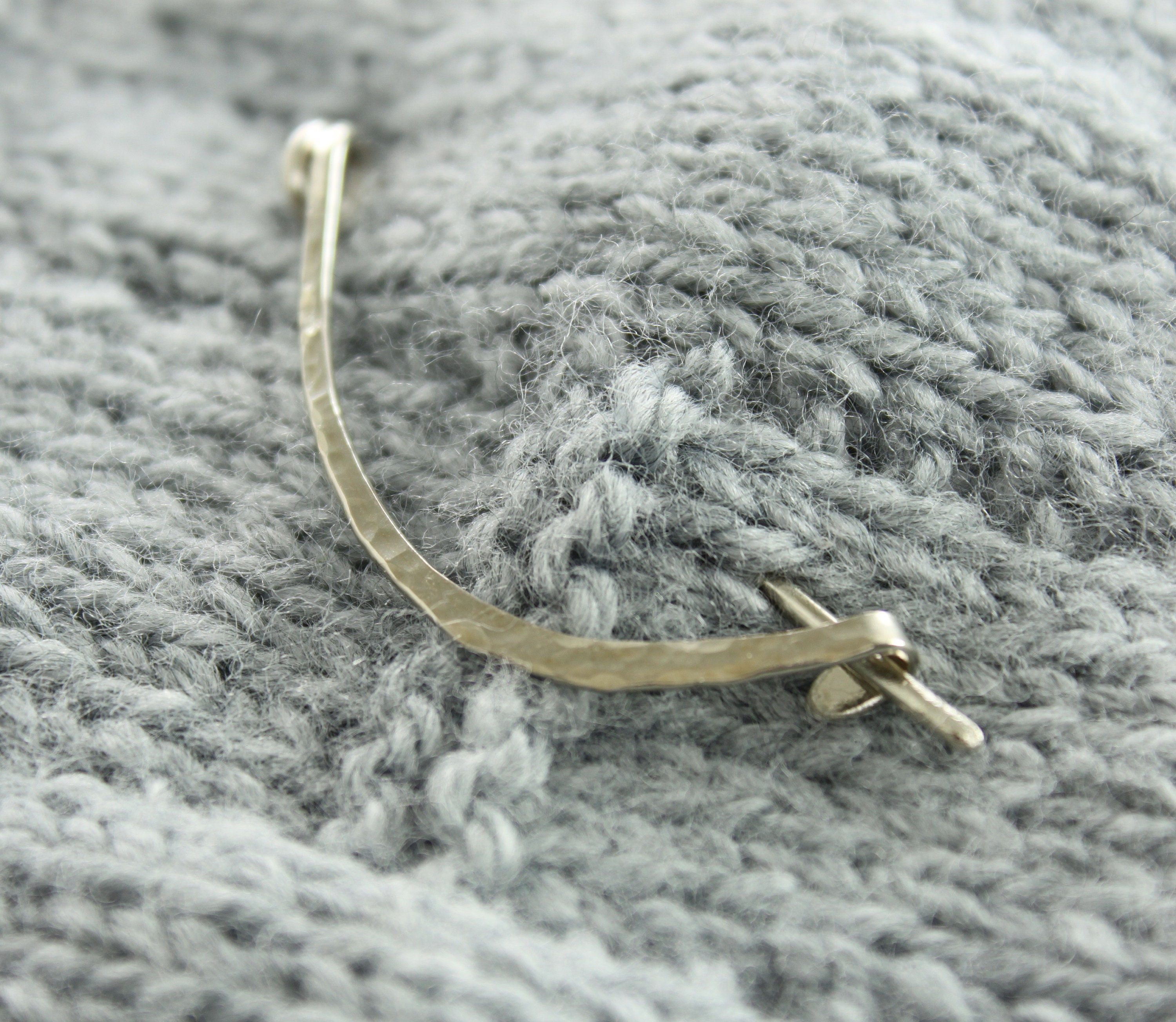 Penannular Shawl Pin - Love Knot/Sterling & Copper – Lisa Ridout Exclusive  Jewellery