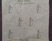 French 18th Century Fashion Gentleman Motifs - Briggs Transfer 13736 - Vintage 1950 39 s Embroidery Iron On Transfer Sheet