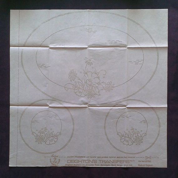 Embroidery Transfers for a cheval set