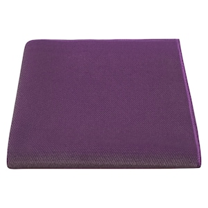 Deep Purple Textured Velvet Pocket Square / Handkerchief