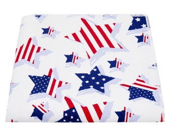 Pañuelo de bolsillo con diseño de estrellas y rayas de EE. UU., bandera de Estados Unidos