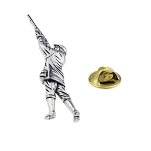 Pin de solapa o insignia de guardabosques de peltre