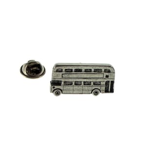 Routemaster Double Decker Bus Pewter Lapel Pin / Badge