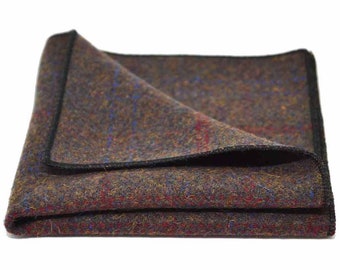 Heritage Check Erde braun Tasche Platz / Taschentuch