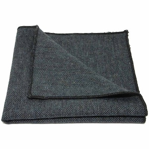 Highland Weave Deep Blue Einstecktuch / Taschentuch