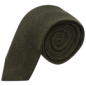 Highland Weave Forest Green Tie