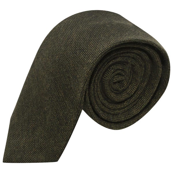Highland Weave Forest Green Tie