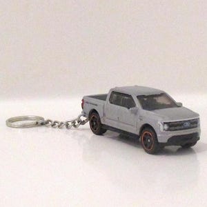 2022 Ford F-150 Lightning Quad Cab Truck Keychain,