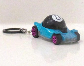 Magic 8Ball Teal keychain,