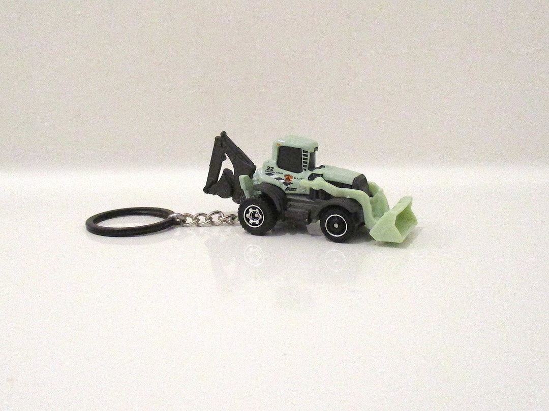 Backhoe Keychain Front Loader Backhoe Keychain, - Etsy