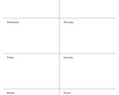 Printable Weekly Planner: Minimal Undated Design (PNG Digital Download)
