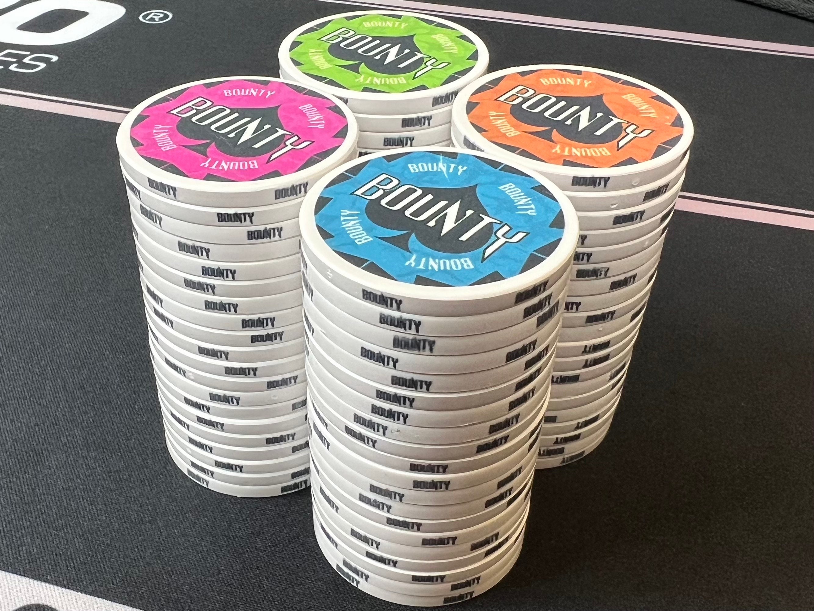 Poker chip label maker