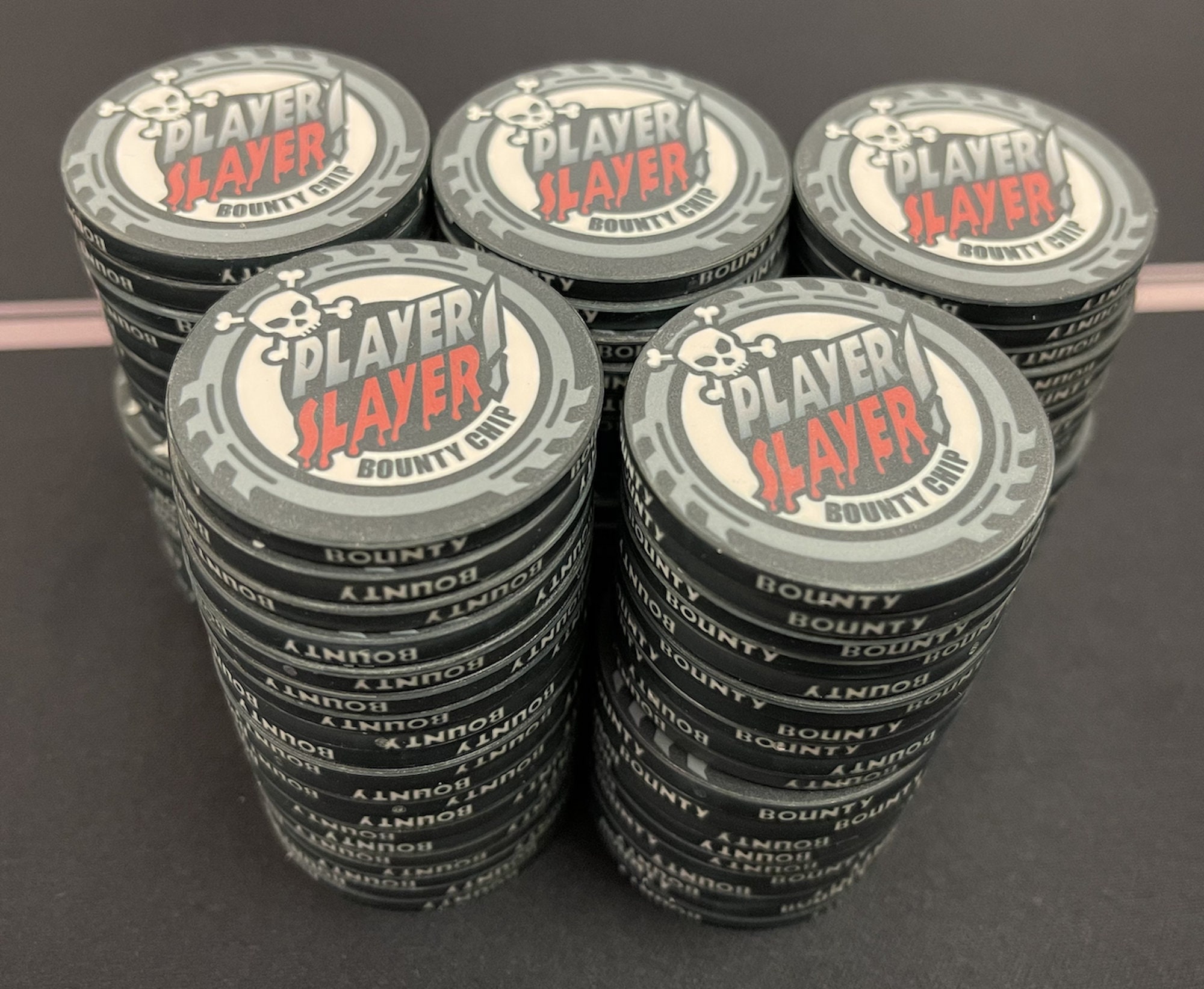 Player Slayer Bounty Poker Chips for Tournaments and Home Cash Etsy