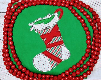 Stocking Simple Applique Embroidery