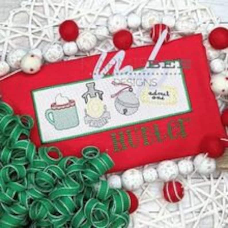 Polar Express Line Embroidery Quick Stitch faux Smock Plate Etsy